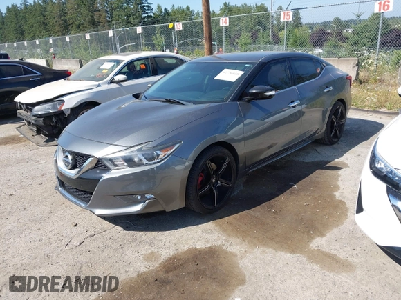 2017 Nissan Maxima SV with VIN 1N4AA6AP9HC442677, listed as a IAAI auction lot 42756818 with 91,287 mi miles and . Bid and sale history available at DreamBid. Image 17.