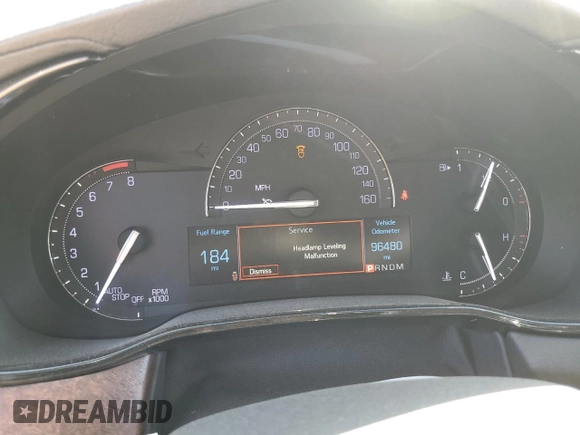 2019 Cadillac CTS Luxury RWD with VIN 1G6AR5SS7K0140817, listed as a Copart auction lot 49854315 with 96,480 mi miles and Salvage title. Bid and sale history available at DreamBid. Image 9.