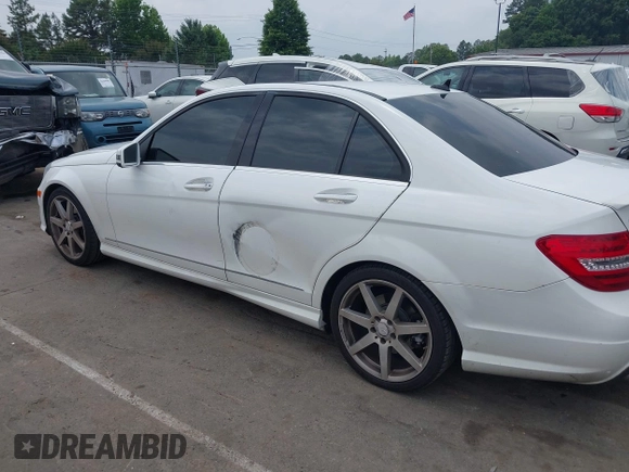 2013 Mercedes-Benz C 350 Sport with VIN WDDGF5HB3DA751342, listed as a IAAI auction lot 42367201 with 137,535 mi miles and . Bid and sale history available at DreamBid. Image 6.