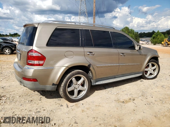 2008 Mercedes-Benz GL-Class 5.5L with VIN 4JGBF86E58A326564, listed as a Copart auction lot 72477614 with 169,947 mi miles and Salvage Title. Bid and sale history available at carsss.com. Image 3.