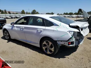 2019 Honda Accord EX-L with VIN 1HGCV2F59KA010036, listed as a Copart auction lot 64621555 with 63,007 mi miles and Salvage title. Bid and sale history available at DreamBid. Image 2.