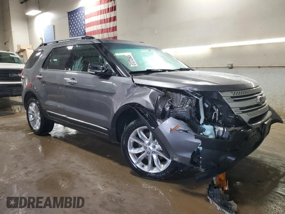 2014 Ford Explorer XLT with VIN 1FM5K8D89EGA63428, listed as a Copart auction lot 52365995 with 176,663 mi miles and Salvage Title. Bid and sale history available at carsss.com. Image 4.