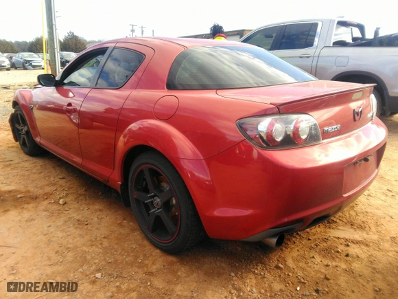 2009 Mazda RX-8 R3 with VIN JM1FE174490403129, listed as a IAAI auction lot 41205175 with 90,156 mi miles. Bid and sale history available at carsss.com. Image 3.