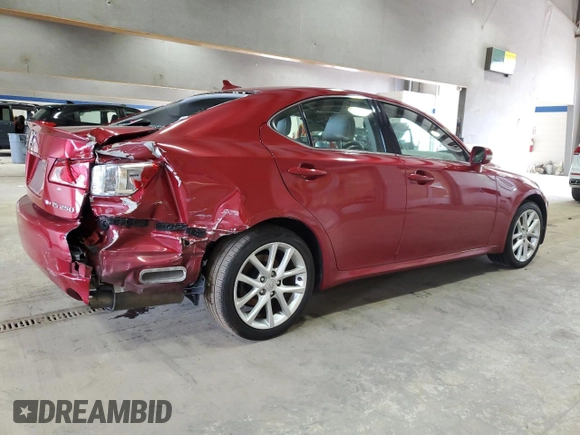 2012 Lexus IS 250 with VIN JTHCF5C24C5054431, listed as a Copart auction lot 48362825 with Not Provided miles and Salvage Title. Bid and sale history available at DreamBid. Image 3.