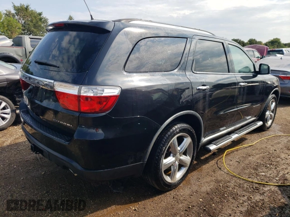 2012 Dodge Durango Citadel with VIN 1C4SDJET4CC147513, listed as a Copart auction lot 69116914 with 123,282 mi miles and Salvage title. Bid and sale history available at DreamBid. Image 3.