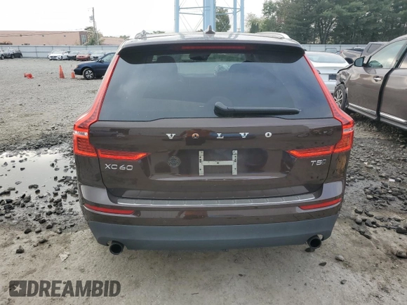 2018 Volvo XC60 Momentum with VIN LYV102RK5JB116738, listed as a Copart auction lot 71602444 with 53,916 mi miles and Salvage title. Bid and sale history available at DreamBid. Image 6.