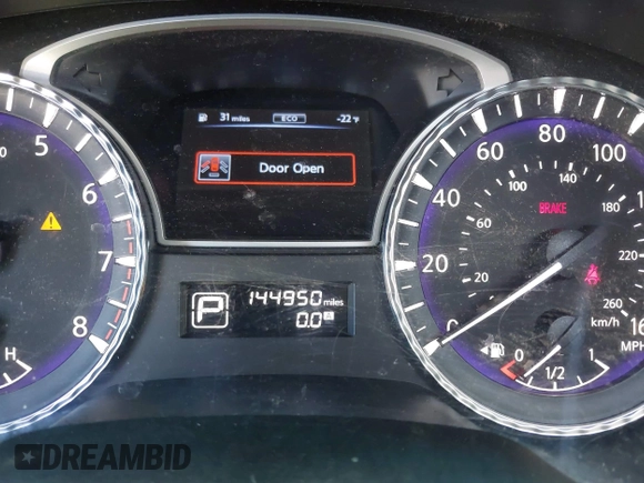 2014 Infiniti QX60 with VIN 5N1AL0MN3EC505792, listed as a IAAI auction lot 41761110 with 144,950 mi miles and . Bid and sale history available at DreamBid. Image 15.