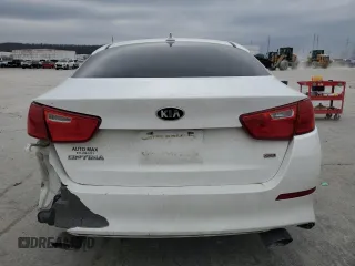 2015 Kia Optima LX with VIN KNAGM4A78F5596716, listed as a Copart auction lot 47467985 with 135,731 mi miles and Clean Title. Bid and sale history available at DreamBid. Image 6.