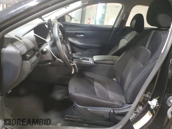 2024 Nissan Sentra SV with VIN 3N1AB8CV2RY336369, listed as a Copart auction lot 60107985 with 21,482 mi miles and Clean title. Bid and sale history available at DreamBid. Image 7.