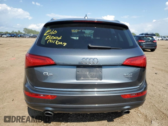 2016 Audi Q5 Premium with VIN WA1C2AFP7GA064102, listed as a Copart auction lot 61835145 with 79,962 mi miles and Salvage title. Bid and sale history available at DreamBid. Image 6.