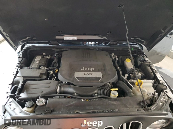 2018 Jeep Wrangler JK Unlimited Sahara with VIN 1C4HJWEG2JL848115, listed as a Copart auction lot 80292624 with 72,591 mi miles and Salvage Title. Bid and sale history available at carsss.com. Image 12.