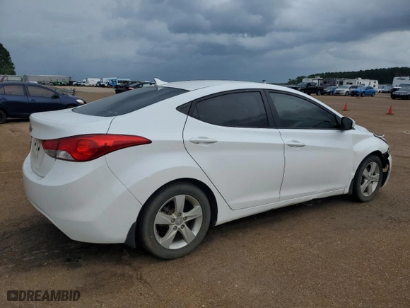2012 Hyundai Elantra GLS PZEV with VIN 5NPDH4AE3CH142605, listed as a Copart auction lot 52125445 with 134,487 mi miles and Clean Title. Bid and sale history available at carsss.com. Image 3.