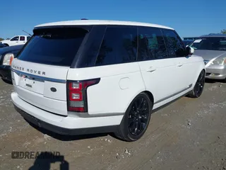 2015 Land Rover Range Rover Supercharged with VIN SALGS2TF8FA243250, listed as a IAAI auction lot 41767364 with 222,283 mi miles and . Bid and sale history available at DreamBid. Image 4.