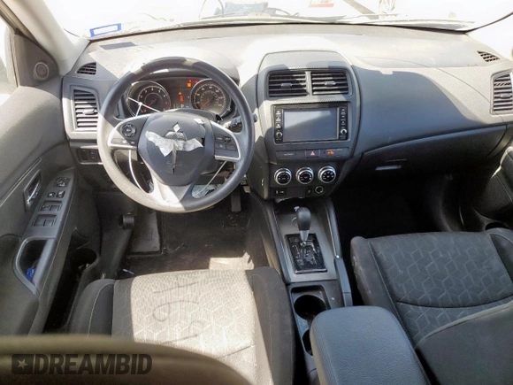 2021 Mitsubishi Outlander ES with VIN JA4APUAU5MU014560, listed as a Copart auction lot 55148675 with 54,469 mi miles and Salvage title. Bid and sale history available at DreamBid. Image 8.