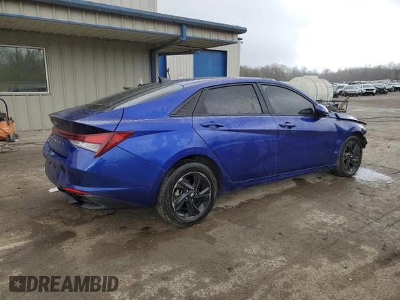2023 Hyundai Elantra SEL with VIN KMHLM4AG1PU393235, listed as a Copart auction lot 53298915 with 52,403 mi miles and Salvage title. Bid and sale history available at DreamBid. Image 3.