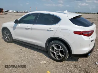 2018 Alfa Romeo Stelvio Ti z VIN ZASFAKBN9J7B76119, wystawiony jako Copart lot #57580225 z przebiegiem 111 851 mil mil oraz Czysty tytuł • Clean title. Historia ofert i sprzedaży dostępna na DreamBid. Obrazek 2.