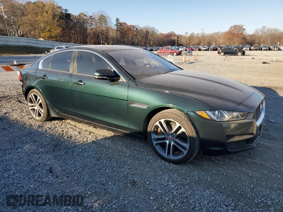 2017 Jaguar XE 35t Premium with VIN SAJAJ4BVXHCP10634, listed as a Copart auction lot 82290044 with 87,410 mi miles and Salvage Title. Bid and sale history available at carsss.com. Image 4.
