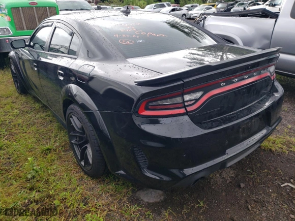 2021 Dodge Charger Scat Pack Widebody with VIN 2C3CDXGJ0MH602783, listed as a Copart auction lot 72753684 with 28,625 mi miles and Clean Title. Bid and sale history available at carsss.com. Image 2.