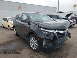 2023 Chevrolet Equinox LT with VIN 3GNAXKEG5PL212754, listed as a IAAI auction lot 41946825 with 41,850 mi miles and . Bid and sale history available at DreamBid. Image 1.