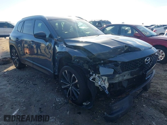 2023 Mazda CX-50 S Premium Plus with VIN 7MMVABEM2PN102083, listed as a IAAI auction lot 41589242 with 75,373 mi miles and . Bid and sale history available at DreamBid. Image 1.