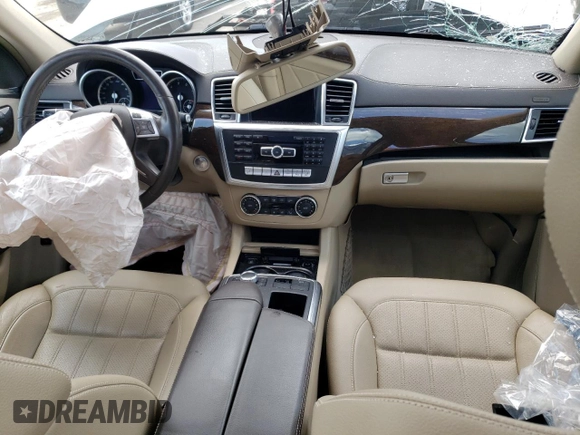 2016 Mercedes-Benz GL with VIN 4JGDF6EE4GA663059, listed as a Copart auction lot 59437064 with 0 mi miles and Salvage Title. Bid and sale history available at carsss.com. Image 8.