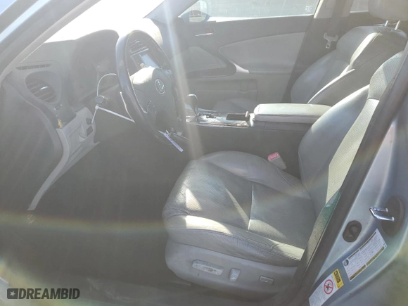 2008 Lexus IS 250 with VIN JTHBK262285059393, listed as a Copart auction lot 47048625 with 181,145 mi miles and Salvage Title. Bid and sale history available at carsss.com. Image 7.