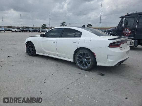 2020 Dodge Charger GT with VIN 2C3CDXHG9LH145425, listed as a Copart auction lot 44432705 with 125,752 mi miles and Salvage Title. Bid and sale history available at carsss.com. Image 2.