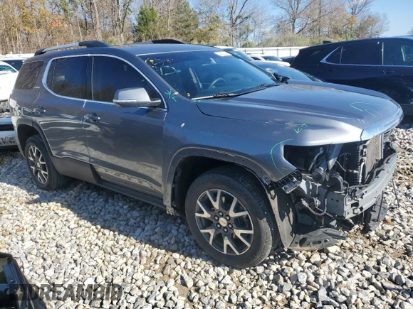 2021 GMC Acadia SLE with VIN 1GKKNKLS1MZ112007, listed as a Copart auction lot 85857394 with 56,585 mi miles and Salvage Title. Bid and sale history available at DreamBid. Image 4.