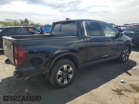 2020 Honda Ridgeline RTL with VIN 5FPYK3F58LB023282, listed as a Copart auction lot 53871545 with 69,653 mi miles and Salvage title. Bid and sale history available at DreamBid. Image 3.