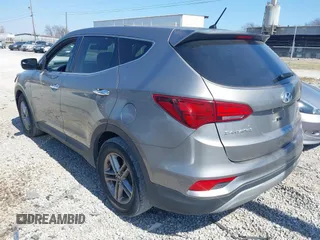 2018 Hyundai Santa Fe Sport 2.4L with VIN 5XYZT3LB5JG541991, listed as a IAAI auction lot 41782421 with 130,368 mi miles. Bid and sale history available at carsss.com. Image 3.