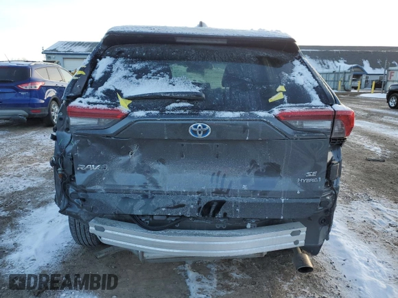 2023 Toyota RAV4 Hybrid SE with VIN 4T3T6RFV2PU132640, listed as a Copart auction lot 41668735 with 19,925 mi miles and Salvage title. Bid and sale history available at DreamBid. Image 6.