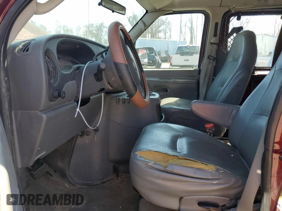 2005 Ford Econoline Cargo with VIN 1FTNE24L25HA87223, listed as a Copart auction lot 47301805 with 156,944 mi miles and Salvage Title. Bid and sale history available at carsss.com. Image 7.
