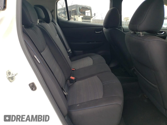 2022 Nissan LEAF SV Plus with VIN 1N4BZ1CV0NC559667, listed as a Copart auction lot 53460345 with 21,772 mi miles and Salvage Title. Bid and sale history available at DreamBid. Image 10.