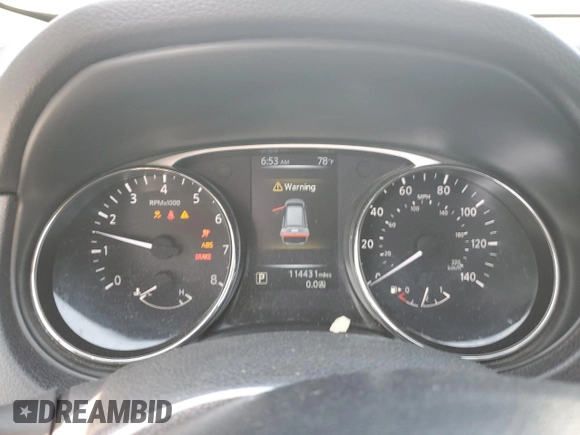 2014 Nissan Rogue SV with VIN 5N1AT2MT0EC848828, listed as a Copart auction lot 55297045 with 114,431 mi miles and Salvage Title. Bid and sale history available at DreamBid. Image 9.