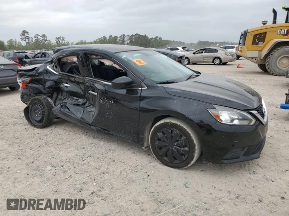 2017 Nissan Sentra S with VIN 3N1AB7APXHY248182, listed as a Copart auction lot 51834855 with 94,224 mi miles and Salvage Title. Bid and sale history available at DreamBid. Image 4.