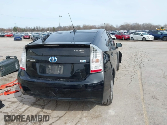 2010 Toyota Prius II with VIN JTDKN3DU9A0066914, listed as a IAAI auction lot 41865149 with 211,806 mi miles. Bid and sale history available at carsss.com. Image 4.