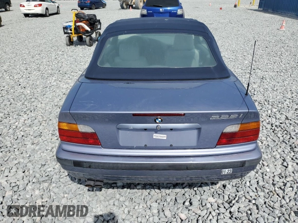 1997 BMW 3-Series 328IC with VIN WBABK832XVET96413, listed as a Copart auction lot 47806025 with 66,051 mi miles and Salvage Title. Bid and sale history available at carsss.com. Image 6.