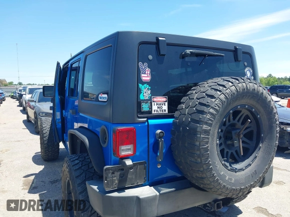 2016 Jeep Wrangler Unlimited Sport with VIN 1C4BJWDG2GL296485, listed as a IAAI auction lot 42177026 with 113,971 mi miles and . Bid and sale history available at DreamBid. Image 3.
