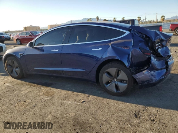 2018 Tesla Model 3 Long Range Battery with VIN 5YJ3E1EA1JF155696, listed as a Copart auction lot 46669995 with 84,055 mi miles and Salvage Title. Bid and sale history available at DreamBid. Image 2.