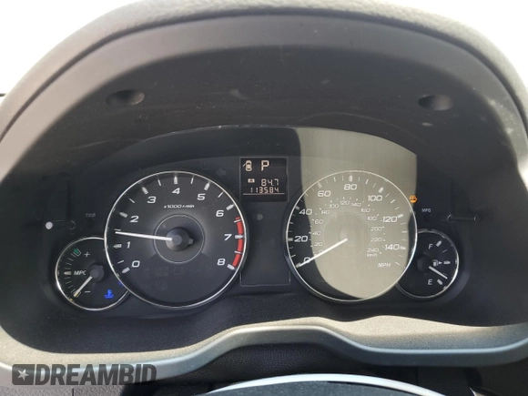 2012 Subaru Outback 2.5i Prem with VIN 4S4BRCGC6C3281381, listed as a Copart auction lot 53503485 with 113,584 mi miles and Salvage Title. Bid and sale history available at carsss.com. Image 9.
