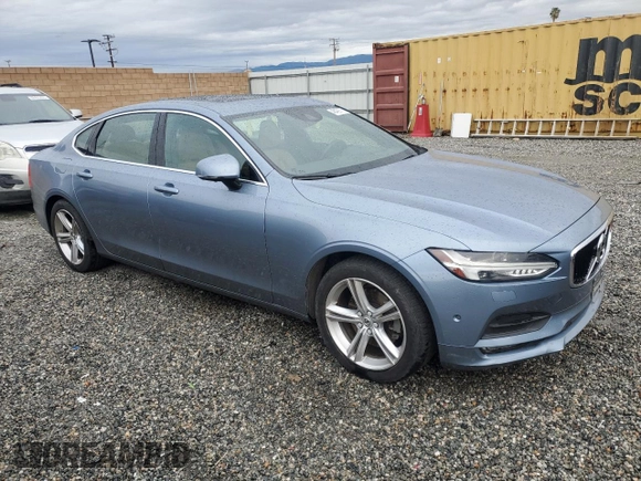 2018 Volvo S90 Momentum with VIN LVY982MK5JP026876, listed as a Copart auction lot 48429775 with 57,325 mi miles and Salvage Title. Bid and sale history available at carsss.com. Image 4.