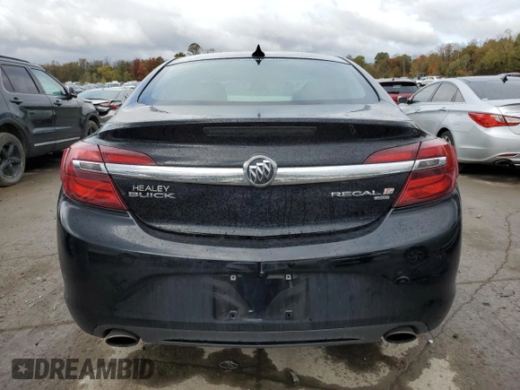 2017 Buick Regal with VIN 2G4GM5EX6H9139102, listed as a Copart auction lot 75418074 with 118,032 mi miles and Salvage Title. Bid and sale history available at carsss.com. Image 6.