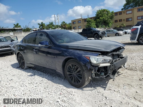 2021 Infiniti Q50 Luxe z VIN JN1EV7BP2MM706074, wystawiony jako Copart lot #54379675 z przebiegiem 29 170 mil mil oraz Szkoda całkowita • Salvage title. Historia ofert i sprzedaży dostępna na DreamBid. Obrazek 4.