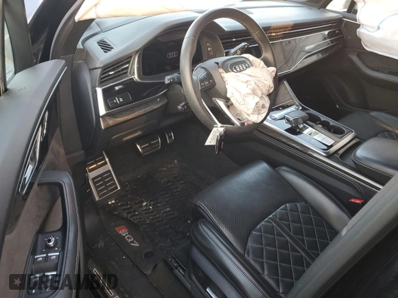 2021 Audi SQ7 Prestige z VIN WA1VWBF70MD000531, wystawiony jako Copart lot #44532165 z przebiegiem 29 278 mil mil oraz Szkoda całkowita • Salvage title. Historia ofert i sprzedaży dostępna na DreamBid. Obrazek 8.