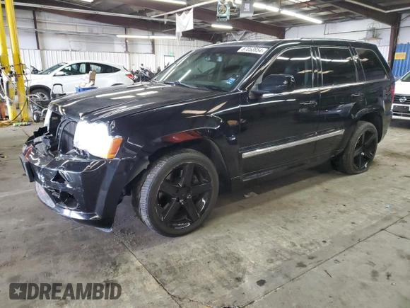 2008 Jeep Grand Cherokee SRT-8 with VIN 1J8HR78378C168740, listed as a Copart auction lot 87053654 with 139,760 mi miles and Salvage Title. Bid and sale history available at carsss.com. Image 1.