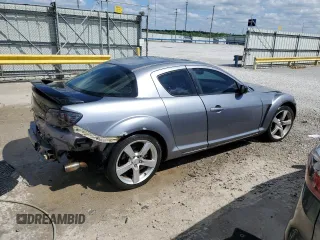 2005 Mazda RX-8 z VIN JM1FE173450141372, wystawiony jako Copart lot #55588025 z przebiegiem 178 213 mil mil oraz Szkody całkowita. Historia ofert i sprzedaży dostępna na DreamBid. Obrazek 3.