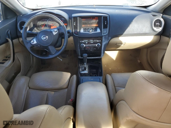 2009 Nissan Maxima 3.5 SV with VIN 1N4AA51E79C819257, listed as a Copart auction lot 82005314 with 196,593 mi miles and Salvage Title. Bid and sale history available at carsss.com. Image 8.