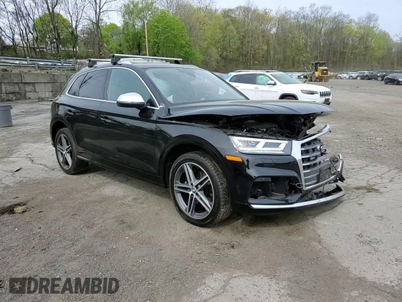 2019 Audi SQ5 Premium Plus with VIN WA1B4AFY6K2007309, listed as a Copart auction lot 54629005 with 71,231 mi miles and Salvage Title. Bid and sale history available at DreamBid. Image 14.