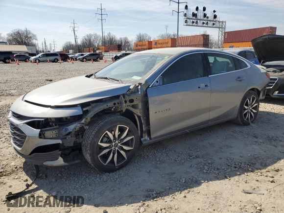 2024 Chevrolet Malibu RS with VIN 1G1ZG5ST1RF154727, listed as a Copart auction lot 48116995 with 5,563 mi miles and Salvage Title. Bid and sale history available at DreamBid. Image 1.