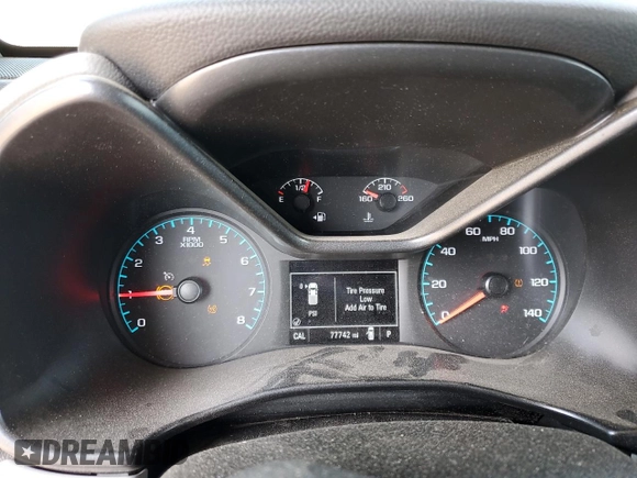 2019 Chevrolet Colorado 2WD Work Truck z VIN 1GCGSBEN1K1352591, wystawiony jako Copart lot #55156865 z przebiegiem 77 742 mil mil oraz Szkoda całkowita • Salvage title. Historia ofert i sprzedaży dostępna na DreamBid. Obrazek 9.